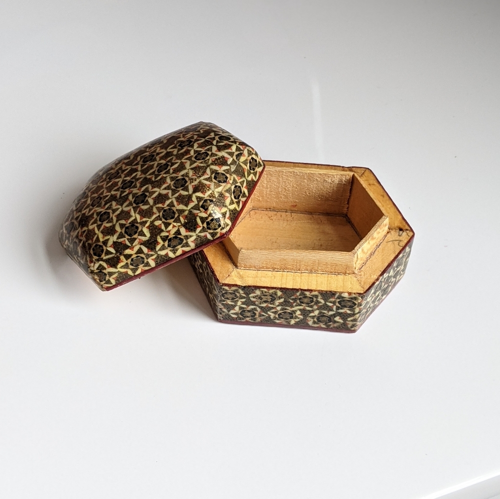 Mini Persian Khatam inlaid box